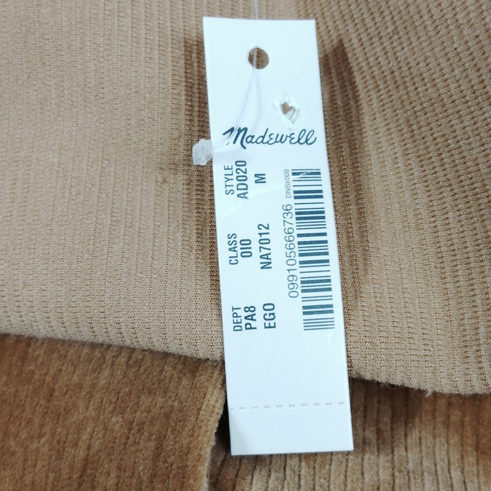 Madewell Texture & Thread Velour Corduroy Button Front Tank Top - Picture 8 of 8